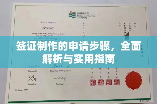 西陵签证制作的申请步骤，全面解析与实用指南