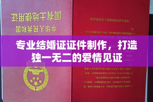 西陵专业结婚证证件制作，打造独一无二的爱情见证