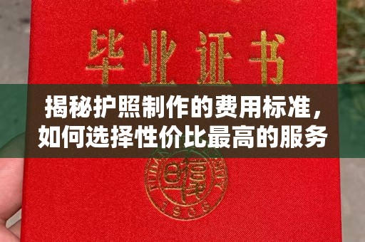 西陵揭秘护照制作的费用标准，如何选择性价比最高的服务？