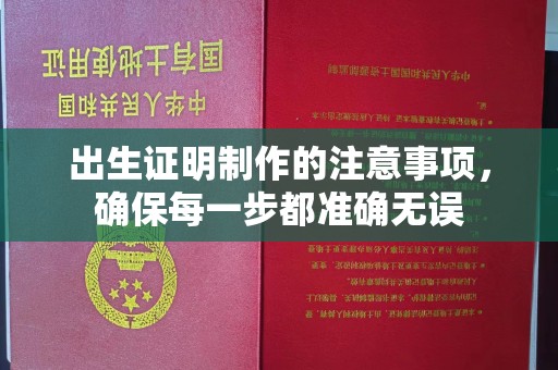 西陵出生证明制作的注意事项，确保每一步都准确无误