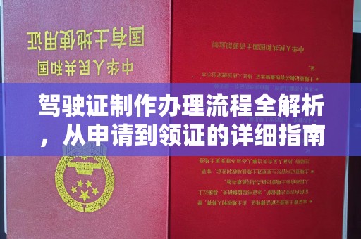 西陵驾驶证制作办理流程全解析，从申请到领证的详细指南